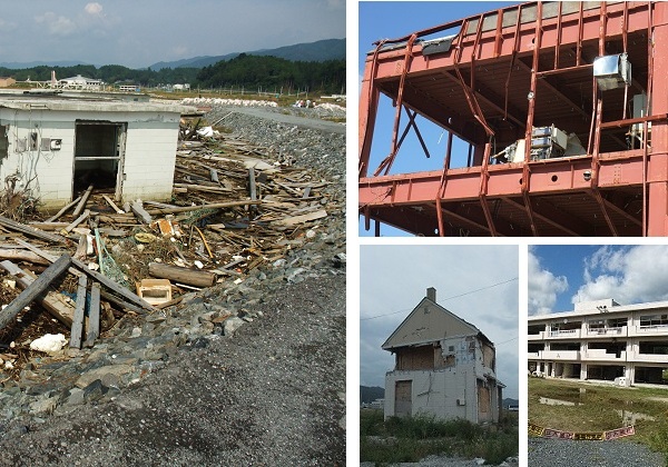 被災地の写真